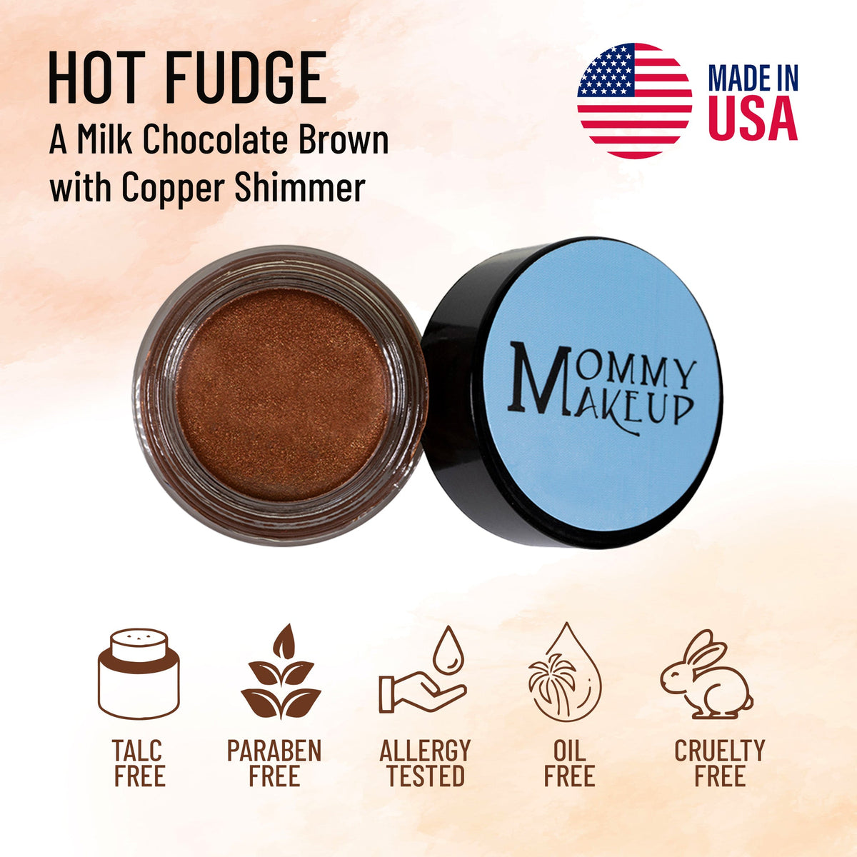 Hot Fudge Any Wear Creme - A Waterproof Multi-tasking creme to powder product for eyes, cheeks & lips. Can be worn anywhere - Snipetell