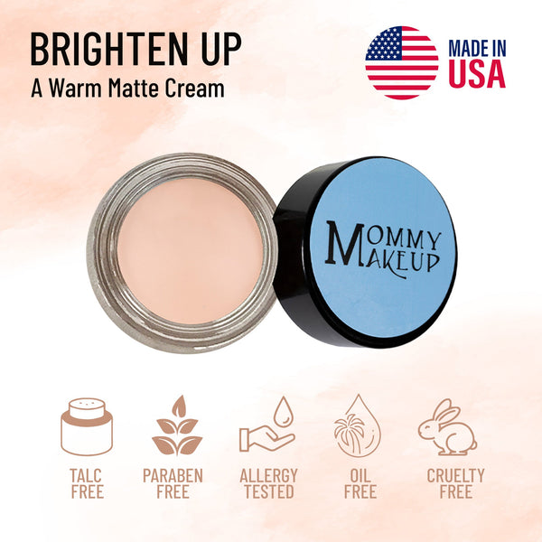 Brighten Up Any Wear Creme - A Waterproof Multi-tasking creme to powder product for eyes, cheeks & lips. Can be worn anywhere - Snipetell
