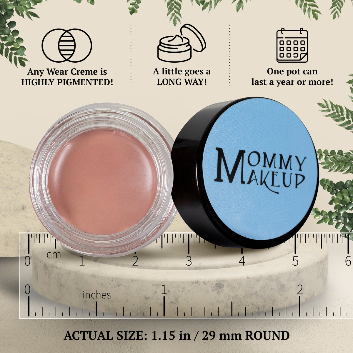 Anna Any Wear Creme - A Waterproof Multi-tasking creme to powder product for eyes, cheeks & lips. Can be worn anywhere - Snipetell