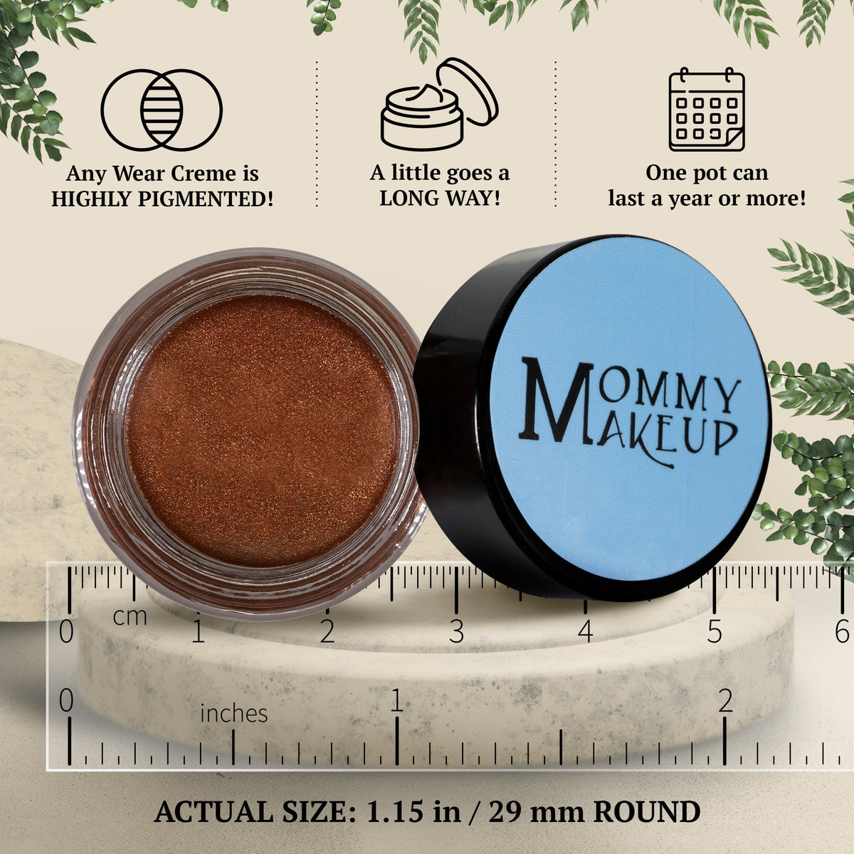 Hot Fudge Any Wear Creme - A Waterproof Multi-tasking creme to powder product for eyes, cheeks & lips. Can be worn anywhere - Snipetell