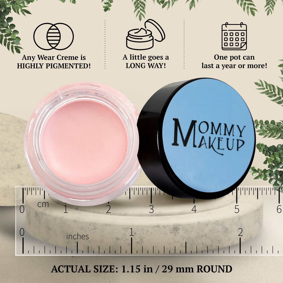 Cameo Any Wear Creme - A Waterproof Multi-tasking creme to powder product for eyes, cheeks & lips. Can be worn anywhere - Snipetell