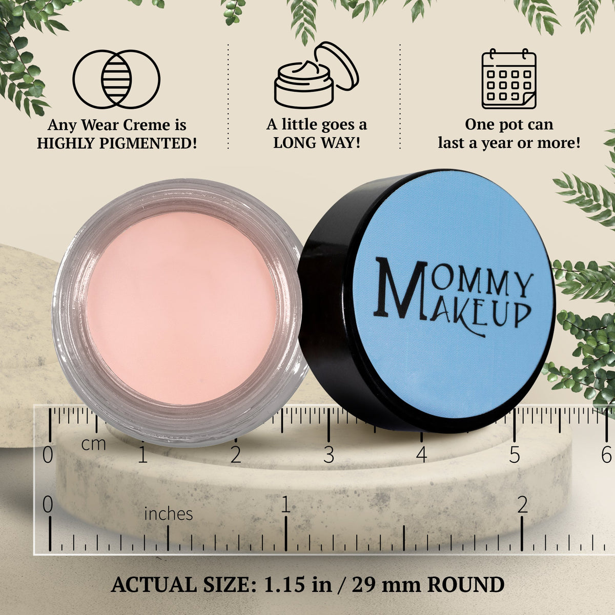 Cashmere Any Wear Creme - A Waterproof Multi-tasking creme to powder product for eyes, cheeks & lips. Can be worn anywhere - Snipetell