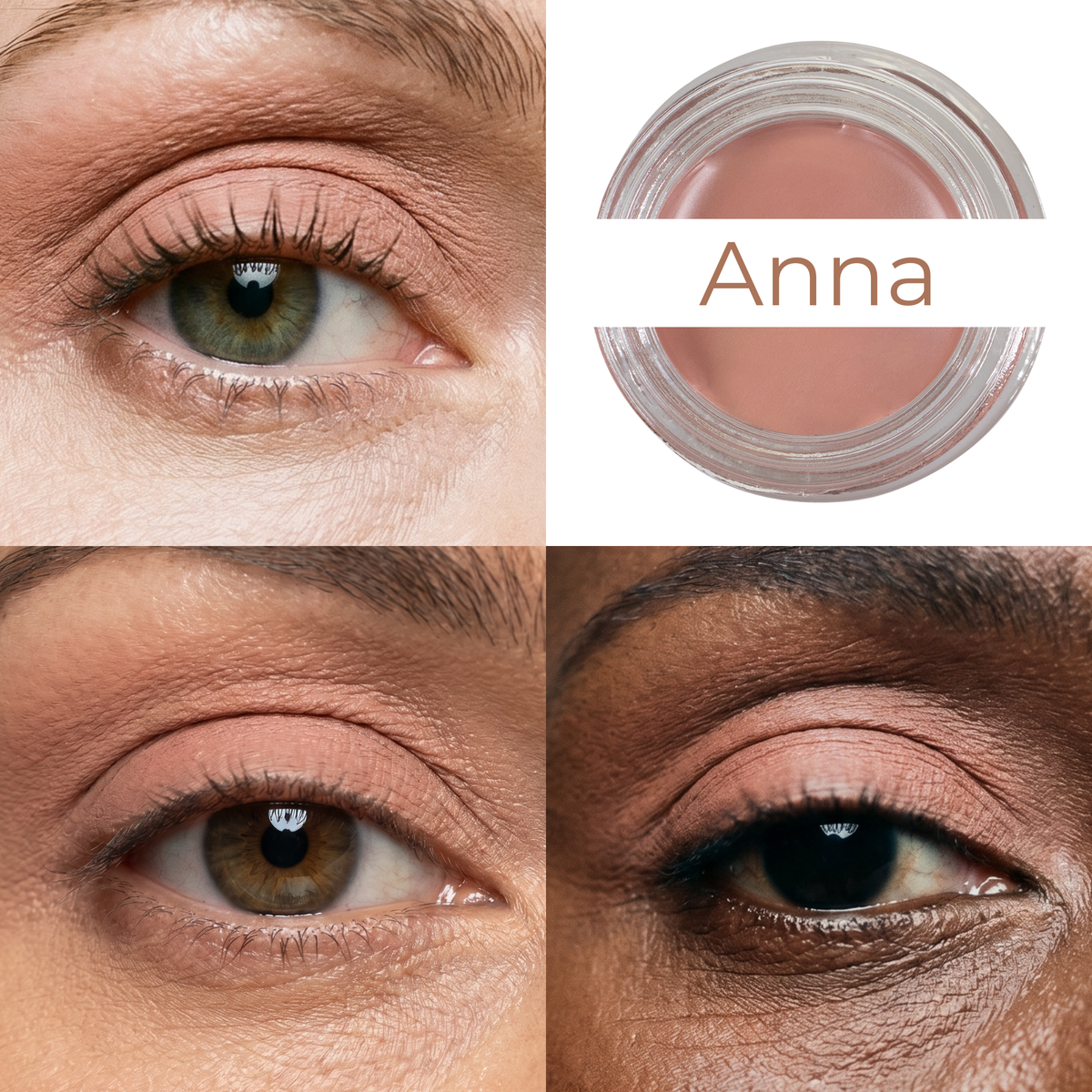 Anna Any Wear Creme - A Waterproof Multi-tasking creme to powder product for eyes, cheeks & lips. Can be worn anywhere - Snipetell
