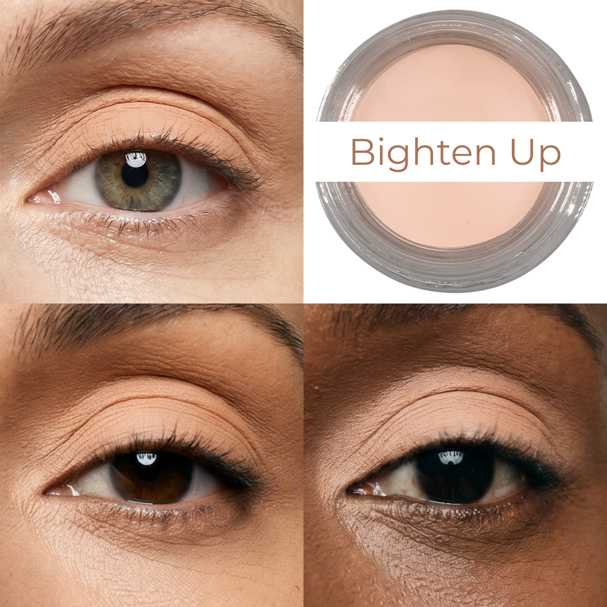 Brighten Up Any Wear Creme - A Waterproof Multi-tasking creme to powder product for eyes, cheeks & lips. Can be worn anywhere - Snipetell
