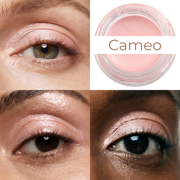 Cameo Any Wear Creme - A Waterproof Multi-tasking creme to powder product for eyes, cheeks & lips. Can be worn anywhere - Snipetell