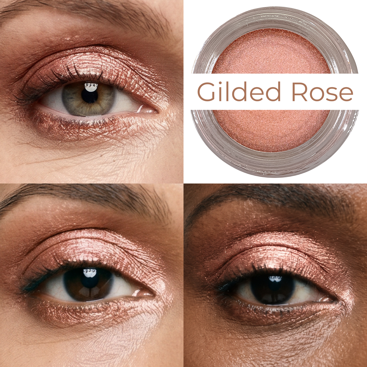 Gilded Rose Any Wear Creme - A Waterproof Multi-tasking creme to powder product for eyes, cheeks & lips. Can be worn anywhere - Snipetell