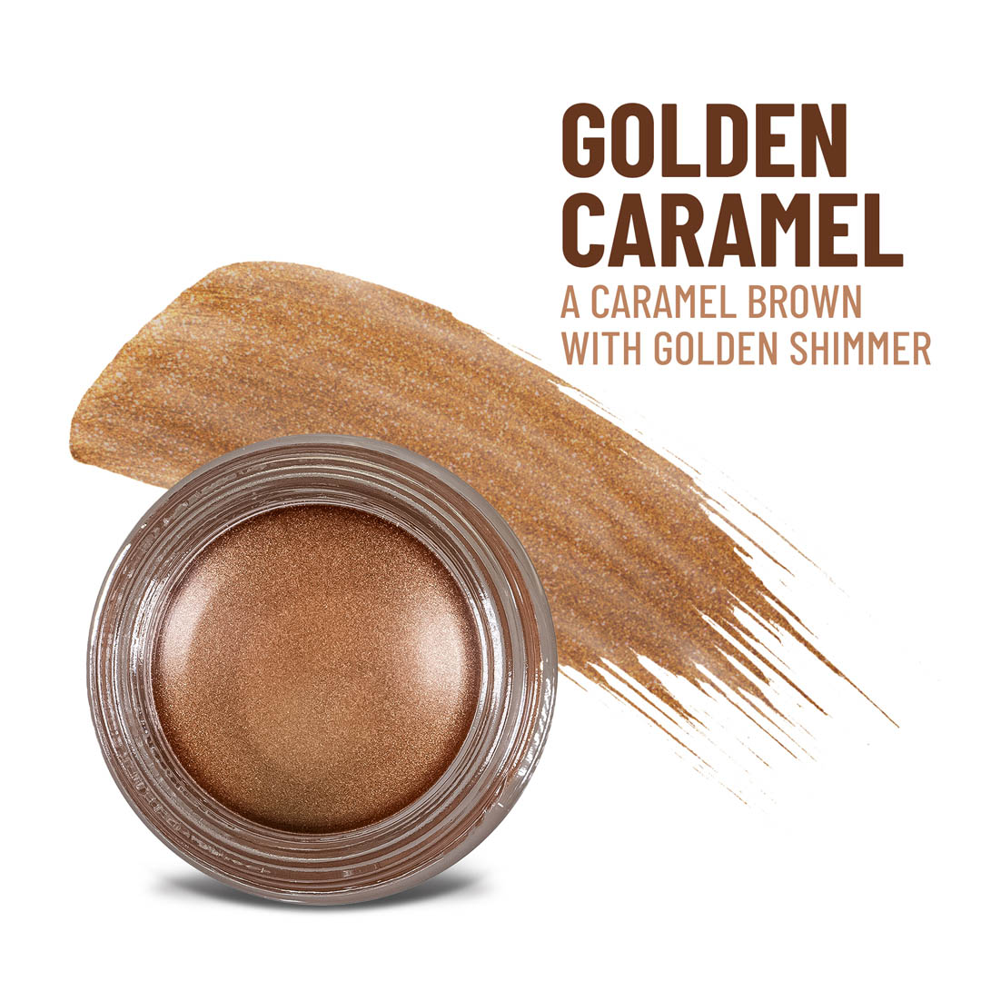 Golden Caramel Any Wear Creme - A Waterproof Multi-tasking creme to powder product for eyes, cheeks & lips. Can be worn anywhere - Snipetell