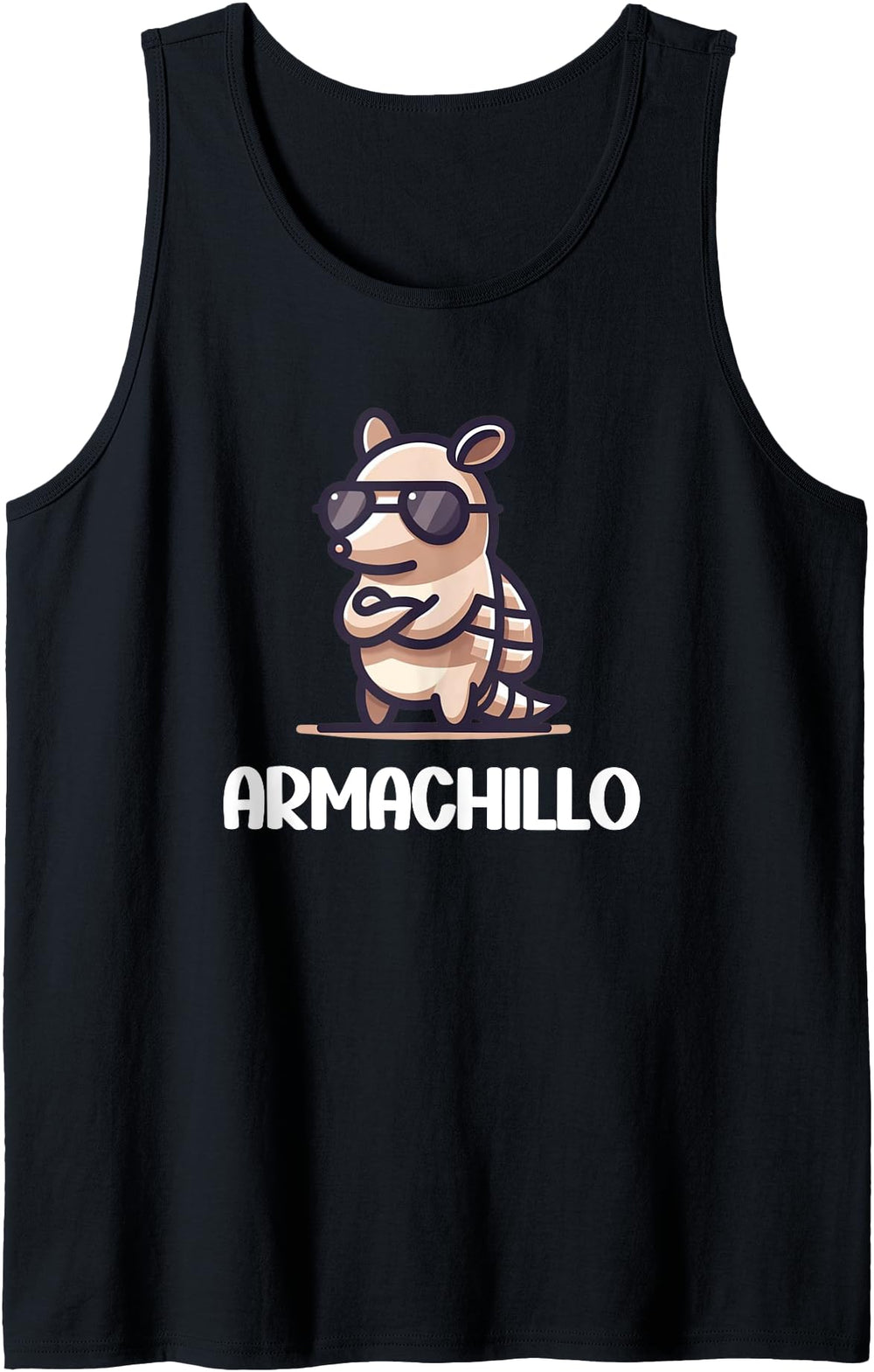 Authentic Chibi Armadillo Armachillo T-Shirt - Minimalist Print for Adults