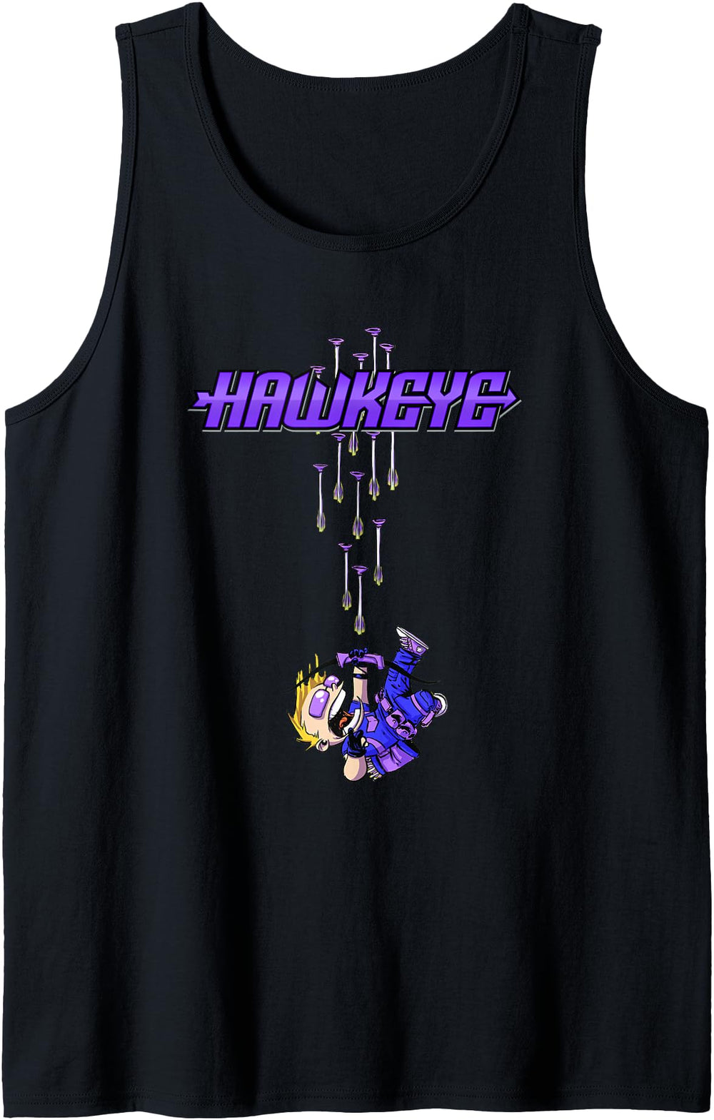 Marvel Comics Hawkeye Chibi Arrow Sweatshirt - Custom Art Print for Adults