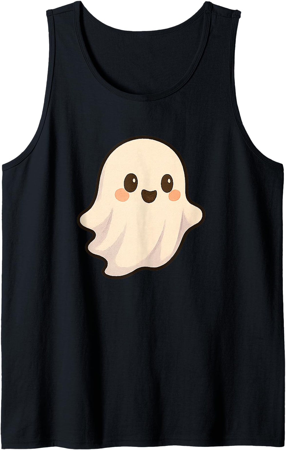 Handcrafted Ghost Chibi Spooky Sweatshirt - Casual Everyday Wear Unisex