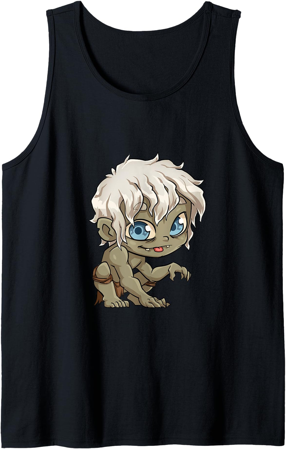 Handcrafted Little Chibi Goblin Fantasy Sweatshirt - Trendy Graphic Unisex