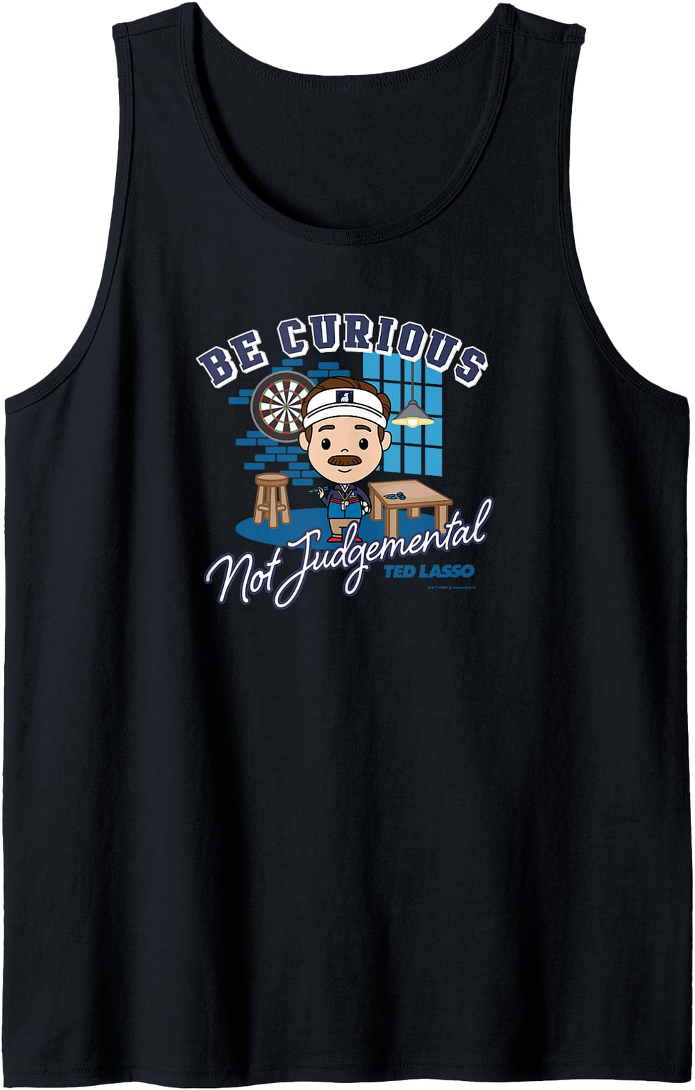 Original Ted Lasso Be Curious Not Sweatshirt - Minimalist Print for Adults