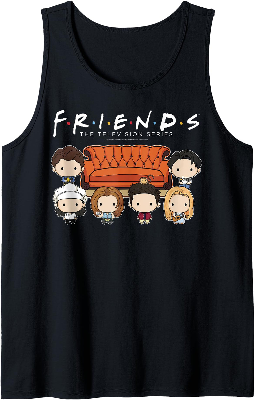 Friends Chibi Central Perk Coffee Sweatshirt - Streetwear Style for Adults