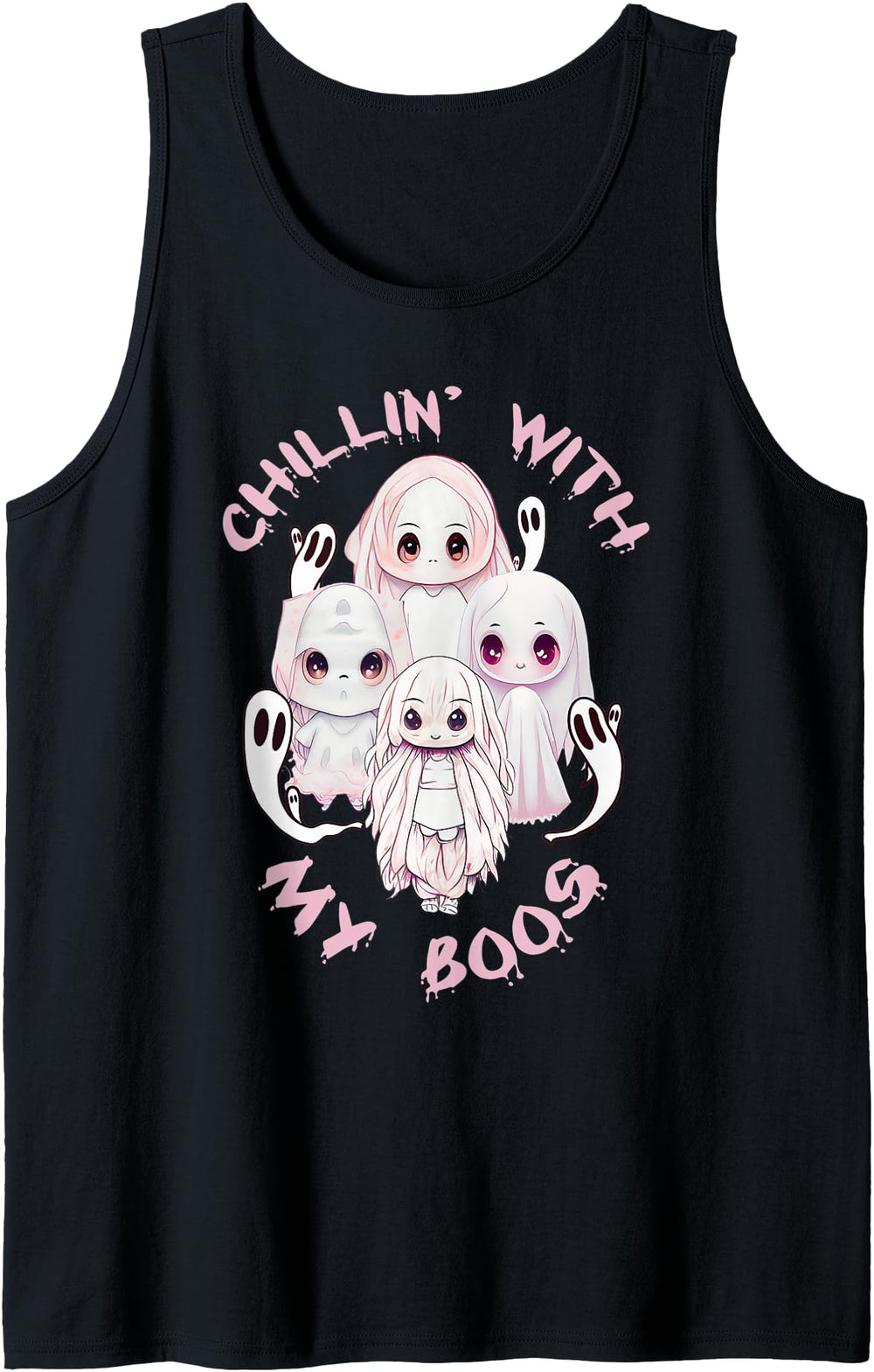 Exclusive Chillin My Boos Halloween T-Shirt - Fun Novelty Design Unisex