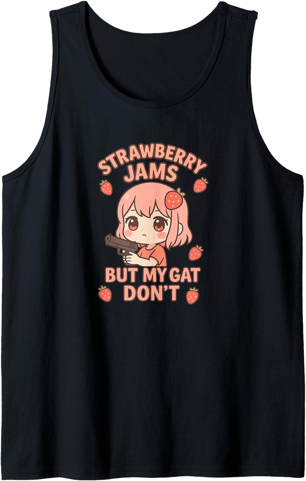 Handcrafted Strawberry Jams But My Sweatshirt - Graphic Print for Adults