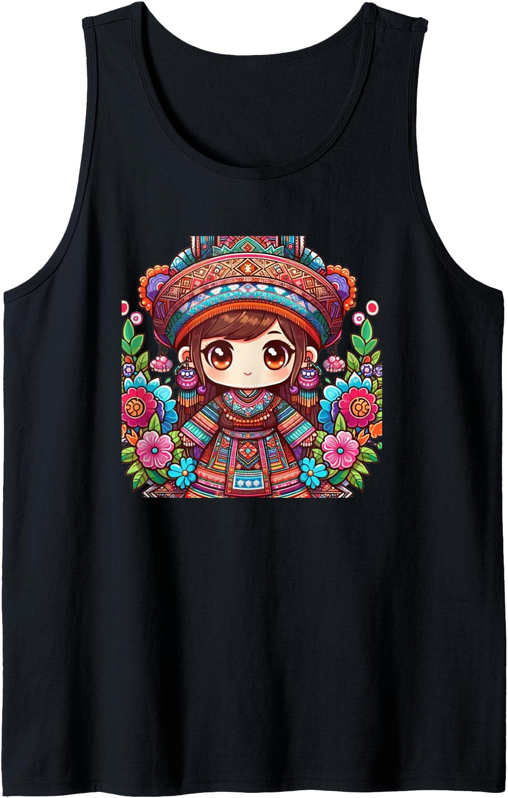 Exclusive Hmong Chibi Sweatshirt - Fun Novelty Design Unisex