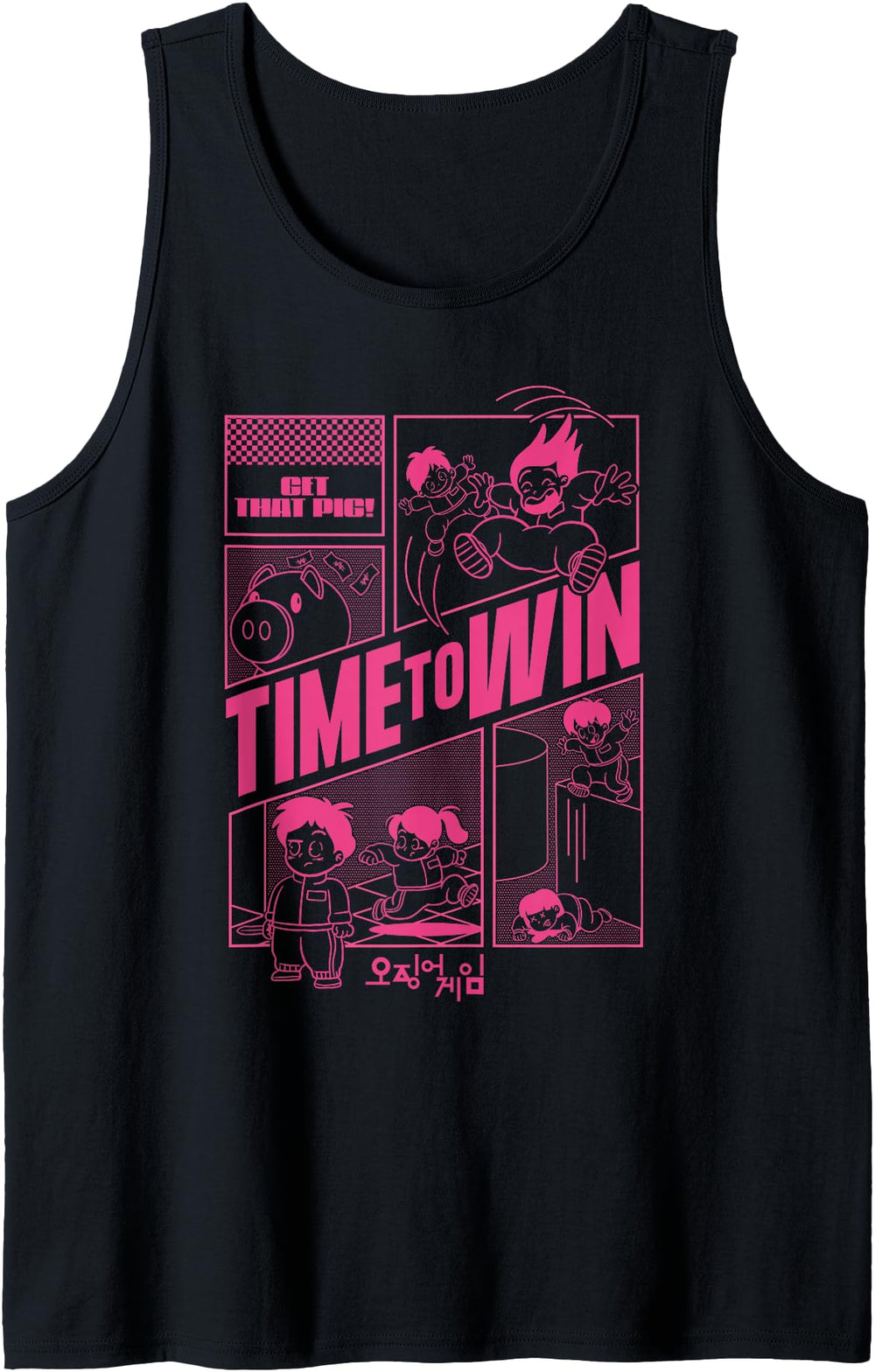 Squid Game Season 3 Time To Win Chibi Hoodie - Trendy Graphic Men Women