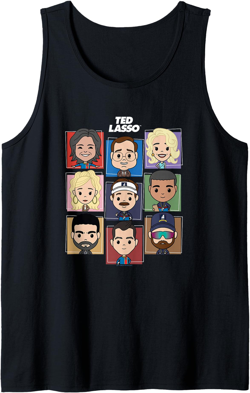 Original Ted Lasso Chibi Character Hoodie - Casual Everyday Wear Men Women