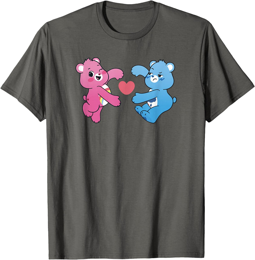 Authentic Care Bears Grumpy Cheer Bear T-Shirt - Trendy Graphic for Adults