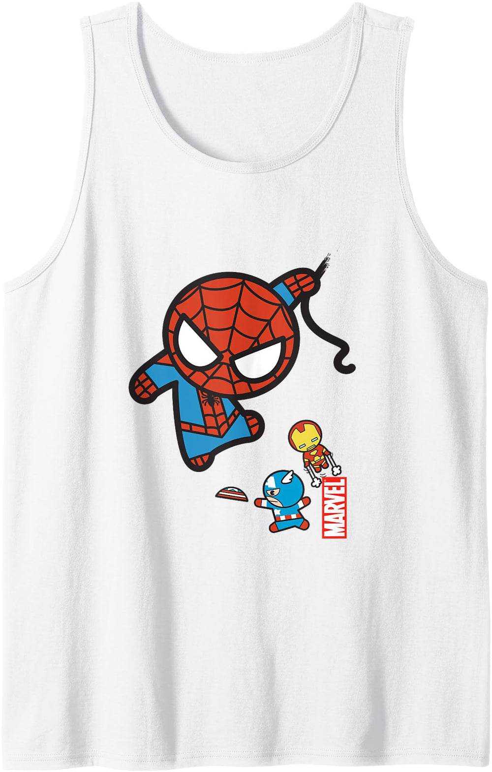 Original Marvel Kawaii Spidey Sweatshirt - Custom Art Print for Adults