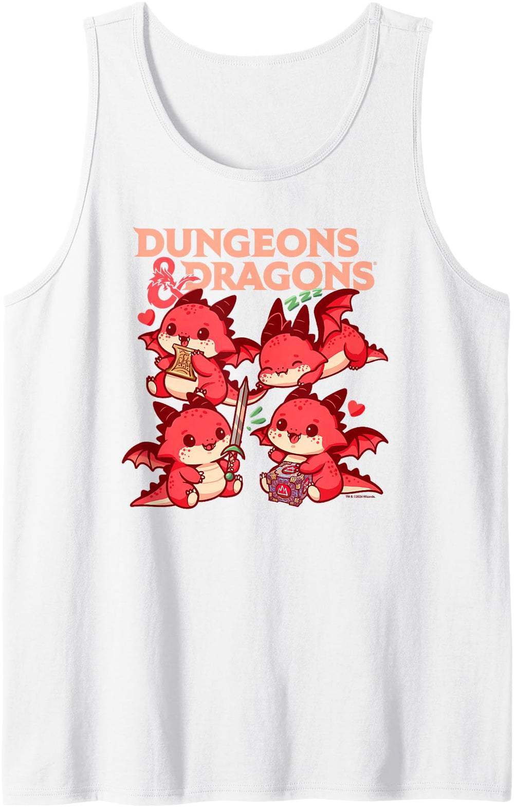 Dungeons Dragons Dragon Chibi Big Sweatshirt - Casual Everyday Wear Unisex