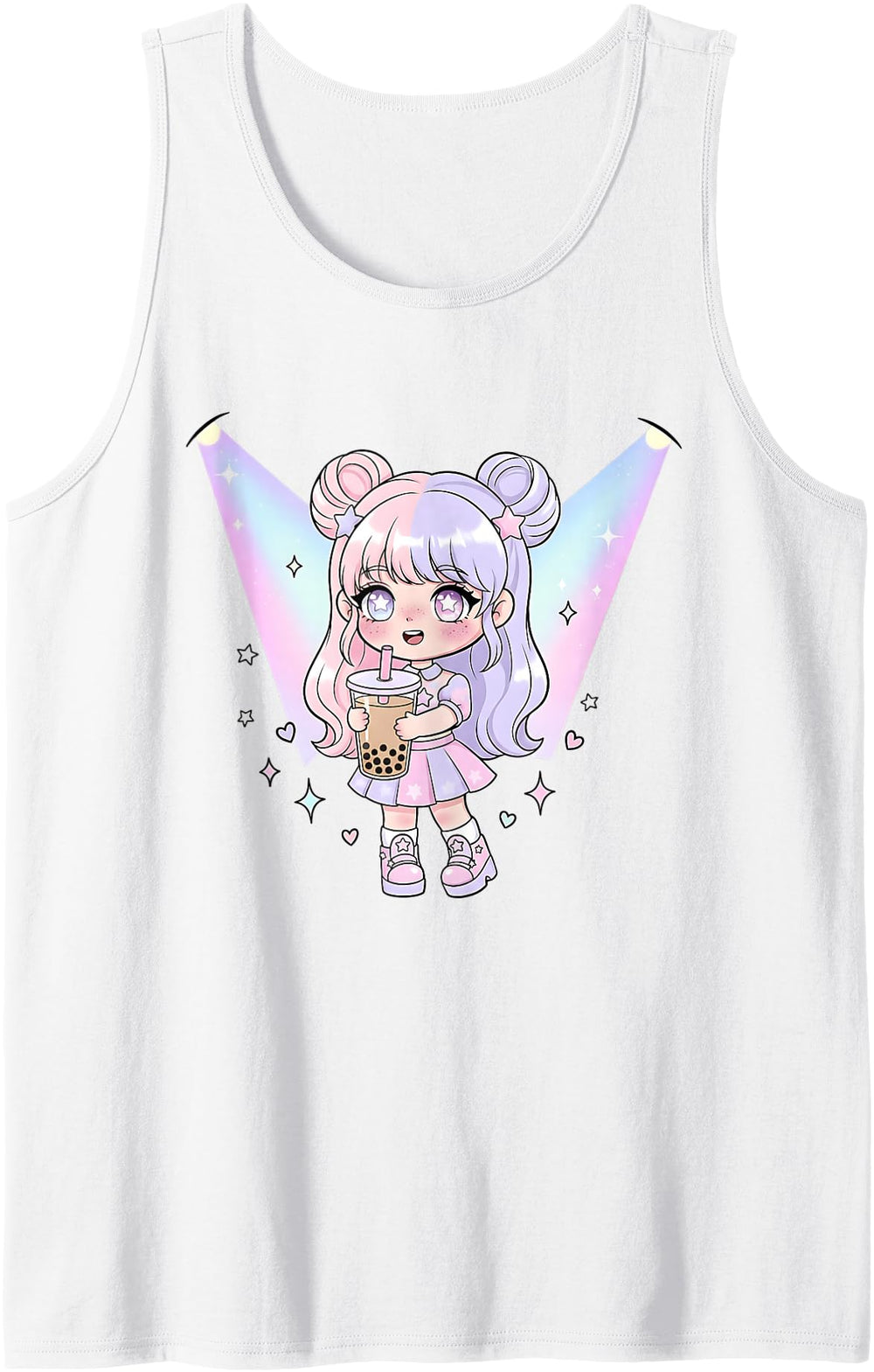 Kawaii Boba Tea Chibi Anime Aesthetic Sweatshirt - Minimalist Print Unisex