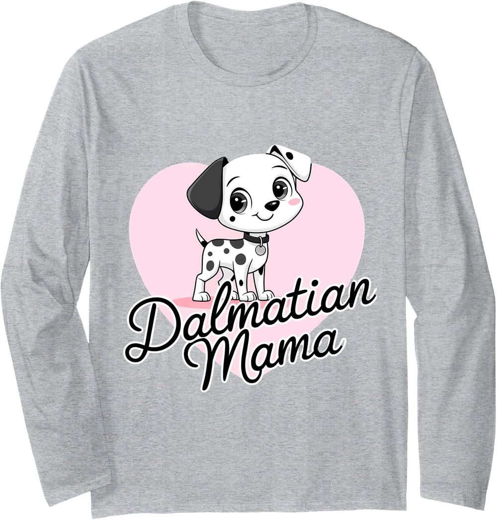 Exclusive Dalmatian Mama Mom Dog T-Shirt - Custom Art Print Men Women