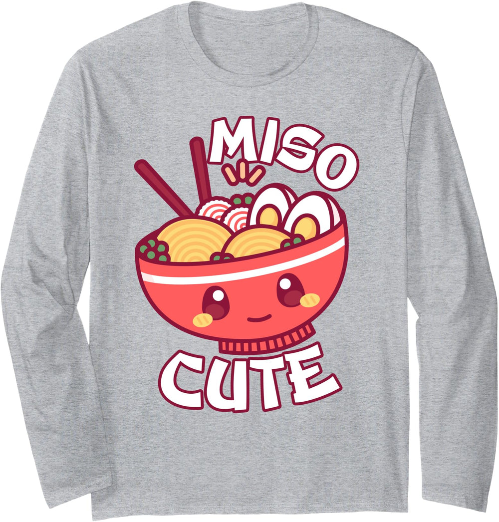 Exclusive Miso Kawaii Ramen Noodles T-Shirt - Aesthetic Graphic for Adults