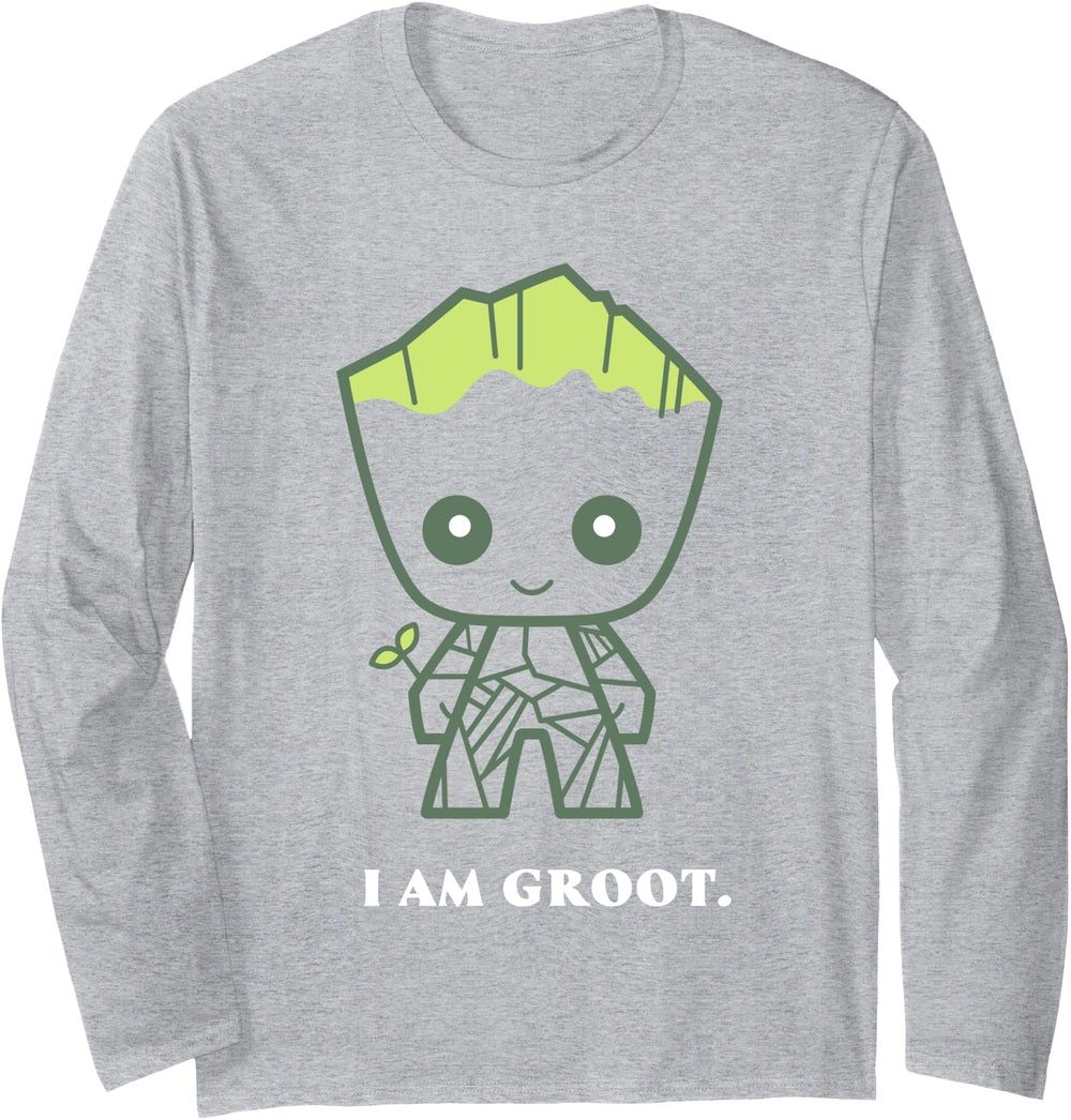 Original Marvel Comics I Am Groot T-Shirt - Casual Everyday Wear Men Women