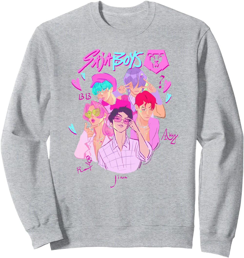 Authentic Kpop Demon Hunters Sweatshirt - Graphic Print for Adults