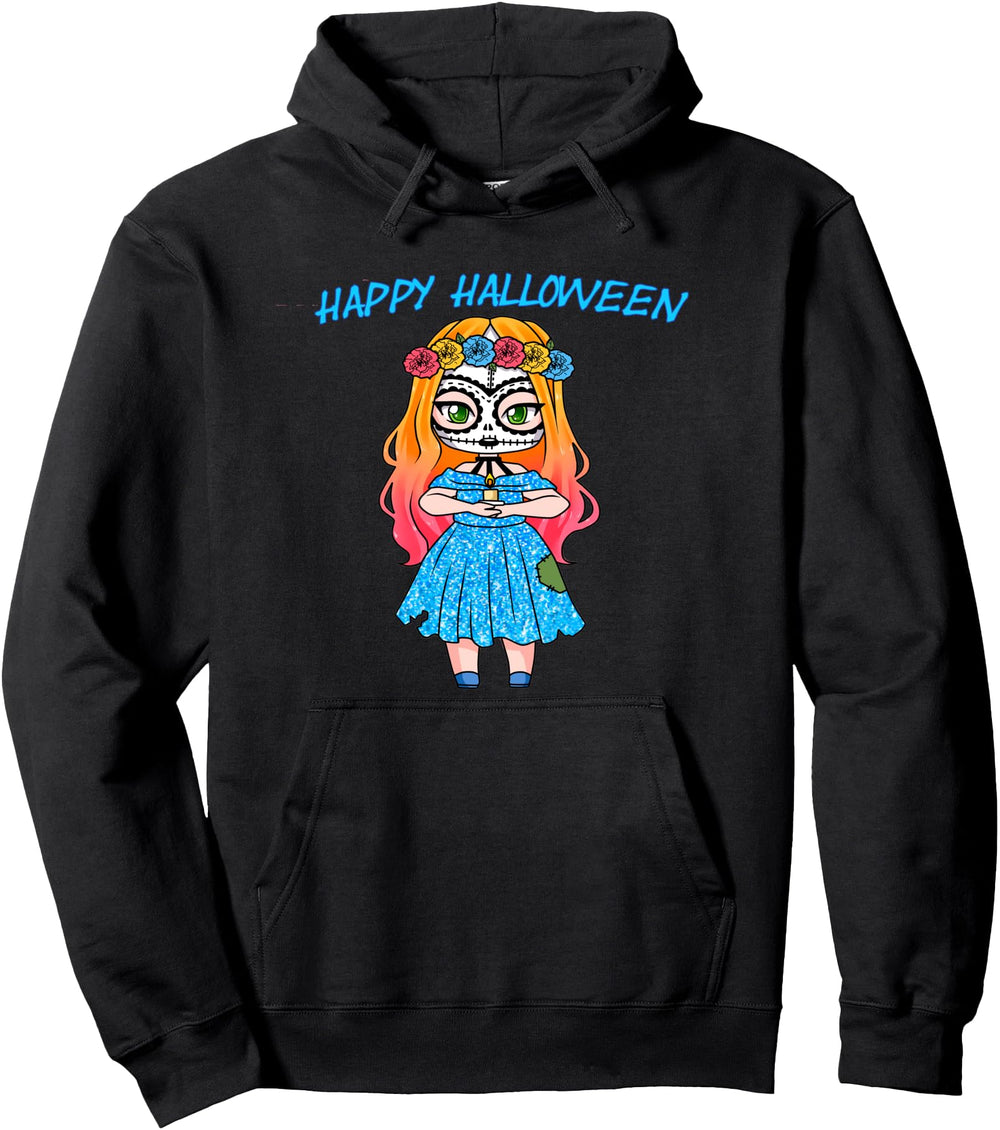 Original Halloween Anime T Sweatshirt - Casual Everyday Wear Men Women
