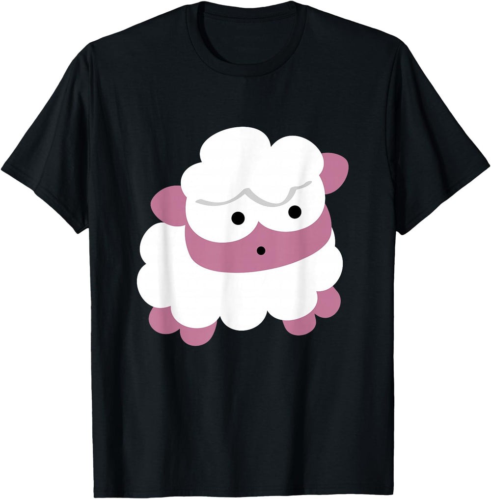 Authentic Kawaii Chibi Sheep T-Shirt - Fun Novelty Design Unisex
