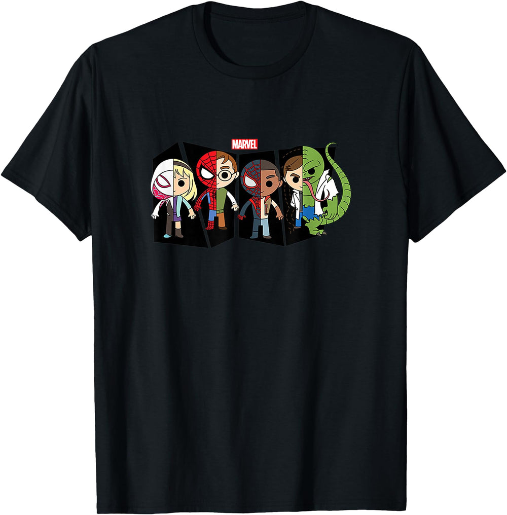 Exclusive Marvel Comics Spider Chibi T-Shirt - Streetwear Style for Adults