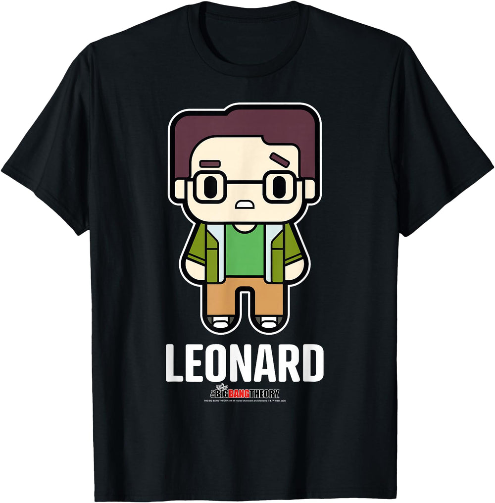 Handcrafted Big Bang Theory Chibi T-Shirt - Fun Novelty Design Men Women