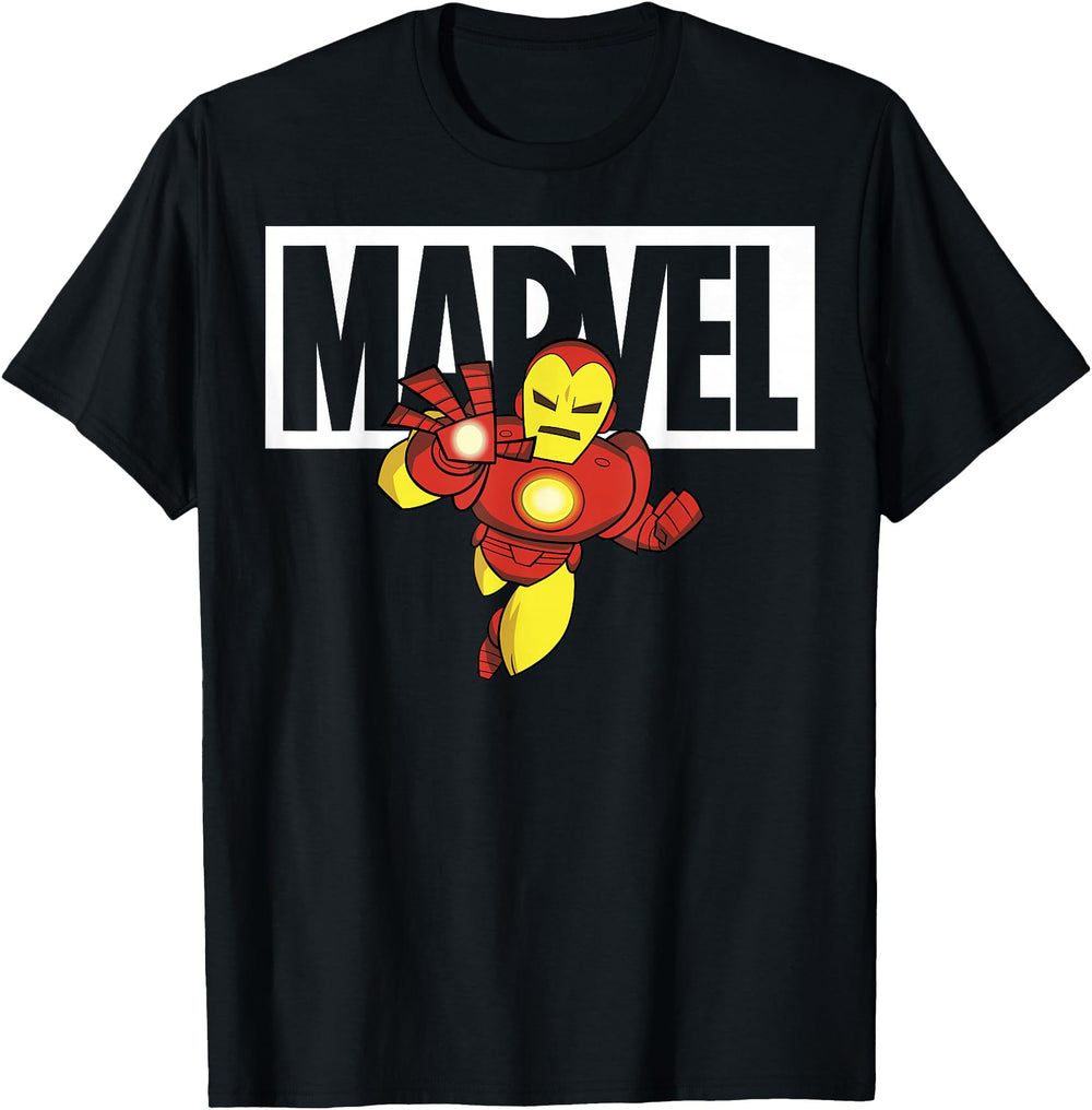 Handcrafted Marvel Iron Chibi Flying Hoodie - Fun Novelty Design Unisex