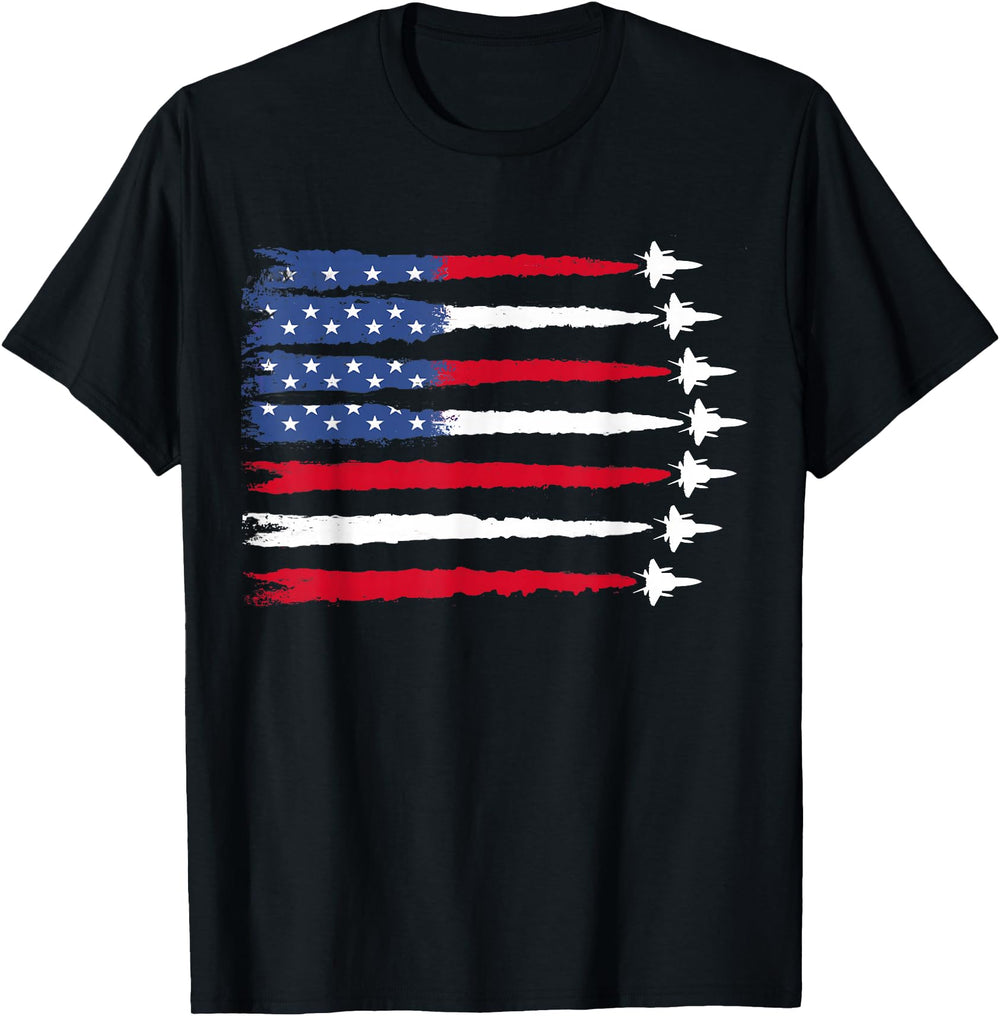 Authentic Patriotic Red White Blue T-Shirt - Fun Novelty Design for Adults