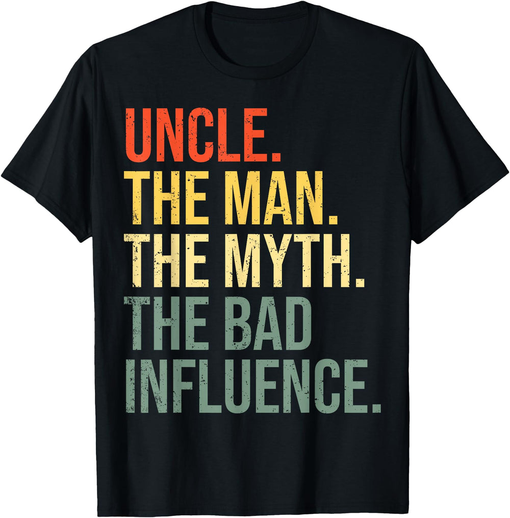 Uncle Myth Bad Influence Best Uncle Sweatshirt - Novelty Apparel Unisex