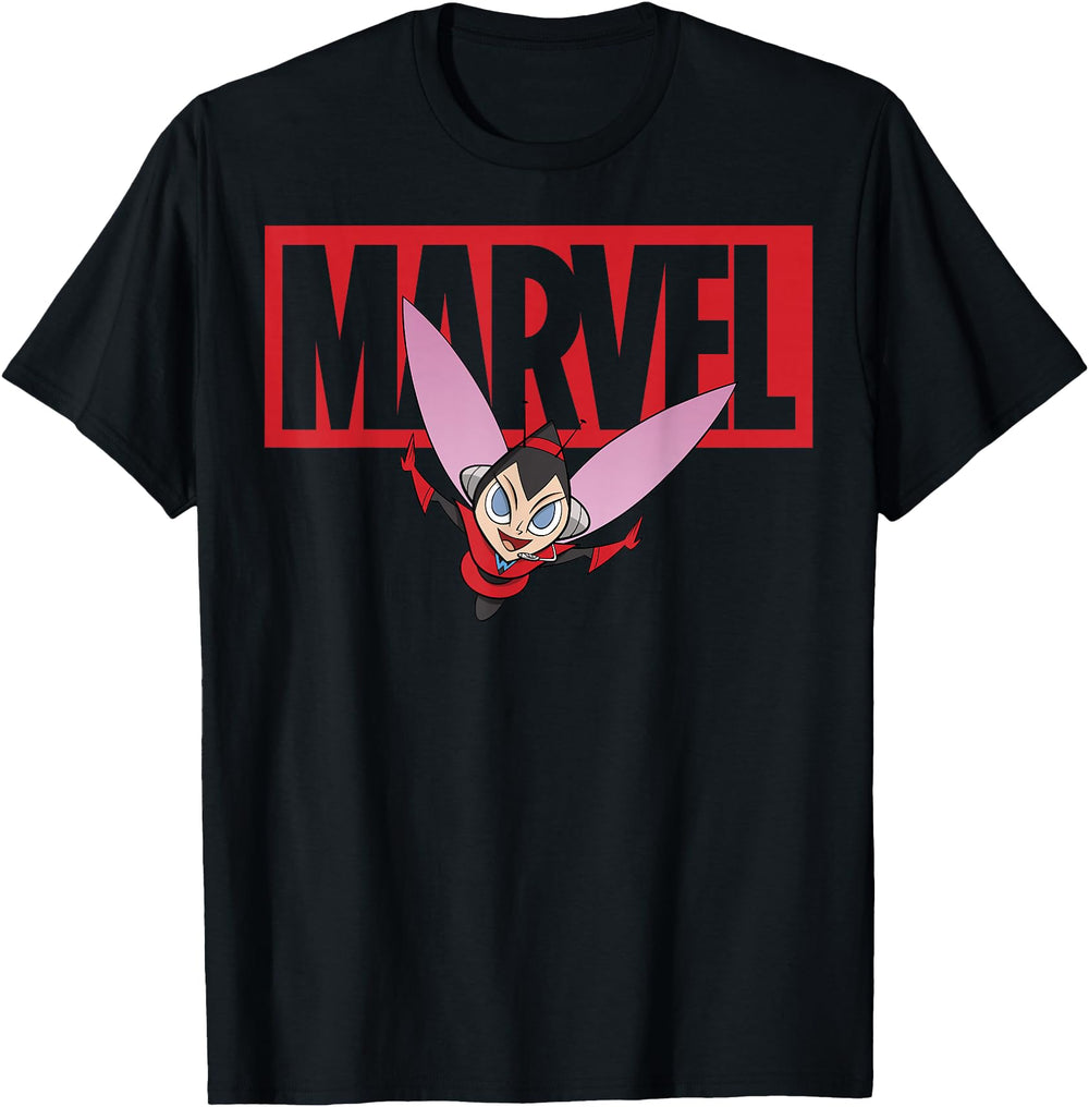 Authentic Marvel Wasp Chibi T-Shirt - Casual Everyday Wear for Adults