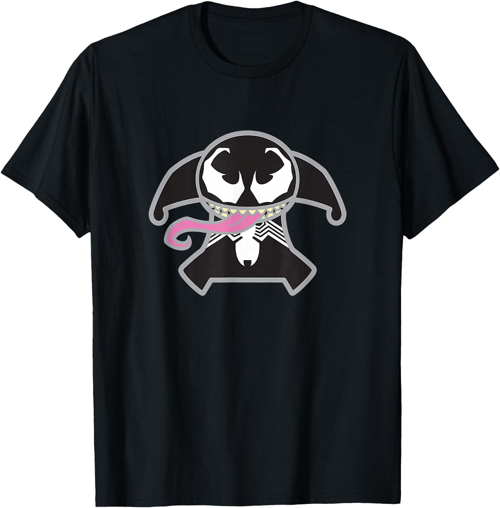 Original Marvel Kawaii Chibi Venom T-Shirt - Fun Novelty Design for Adults