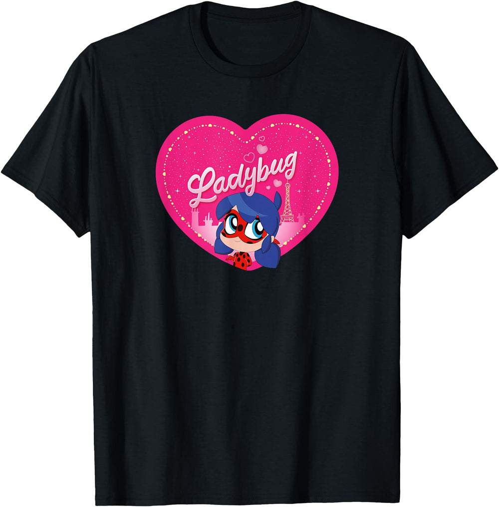 Handcrafted Miraculous Ladybug Chibi T-Shirt - Streetwear Style Unisex