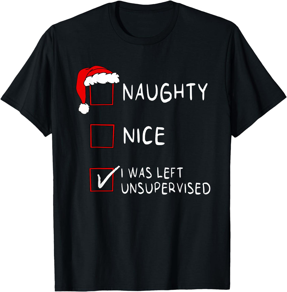 Handcrafted Naughty Nice List Was Hoodie - Casual Everyday Wear for Adults