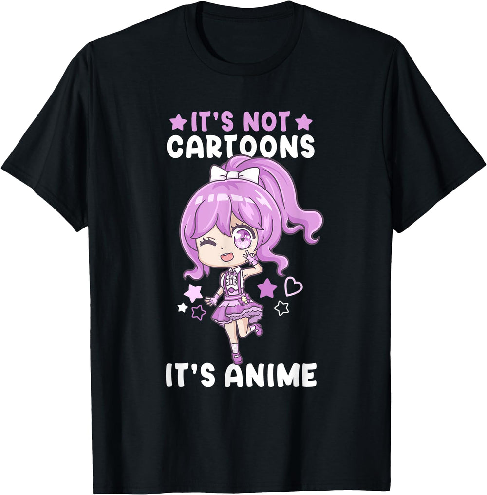 Original It S Not Cartoons It S T-Shirt - Minimalist Print for Adults