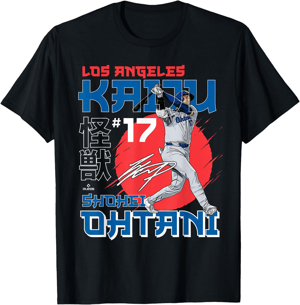 Authentic Los Angeles Kaiju Shohei T-Shirt - Trendy Graphic Men Women