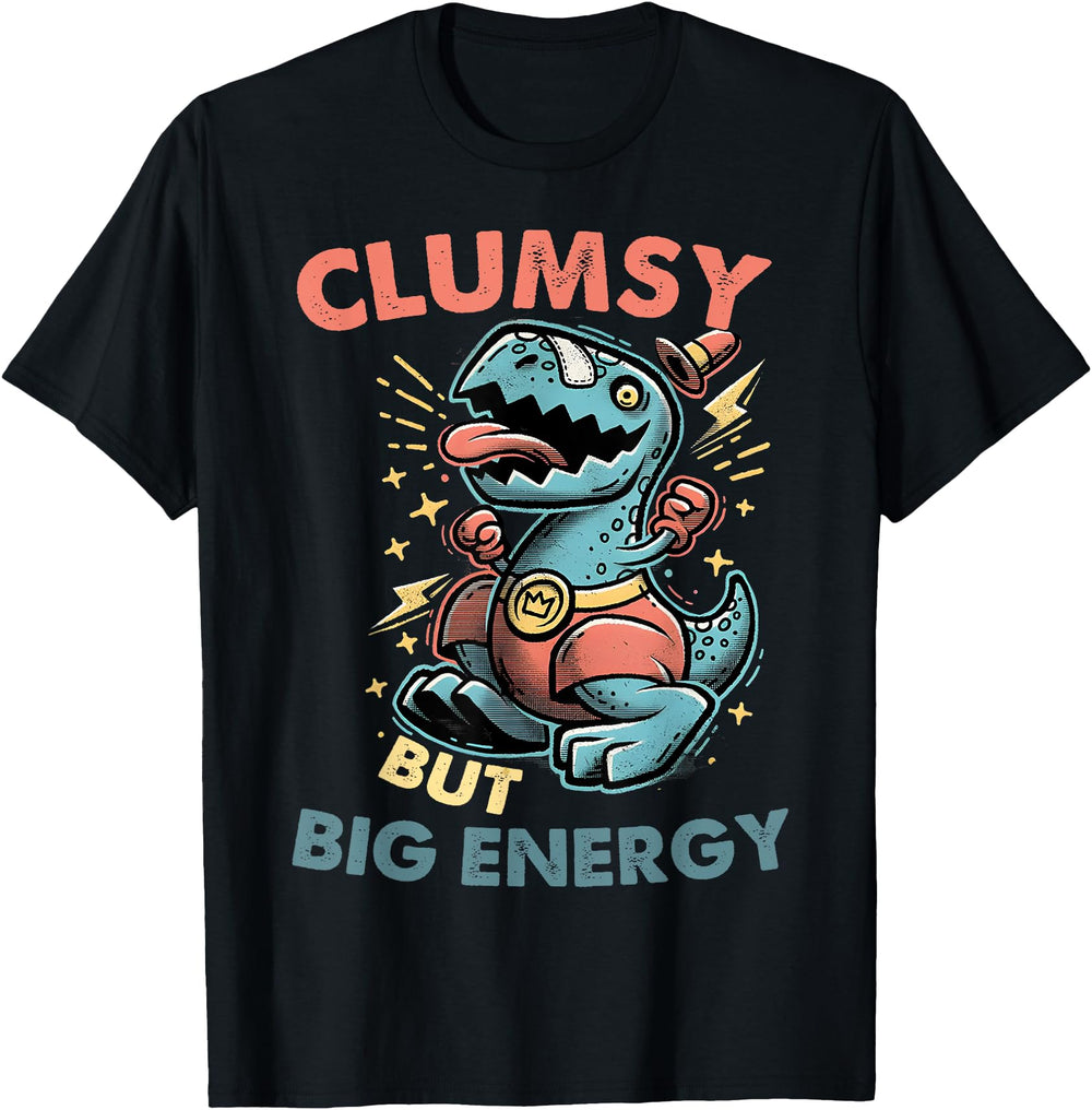 Exclusive Clumsy But Big Energy Chibi Hoodie - Graphic Print Unisex