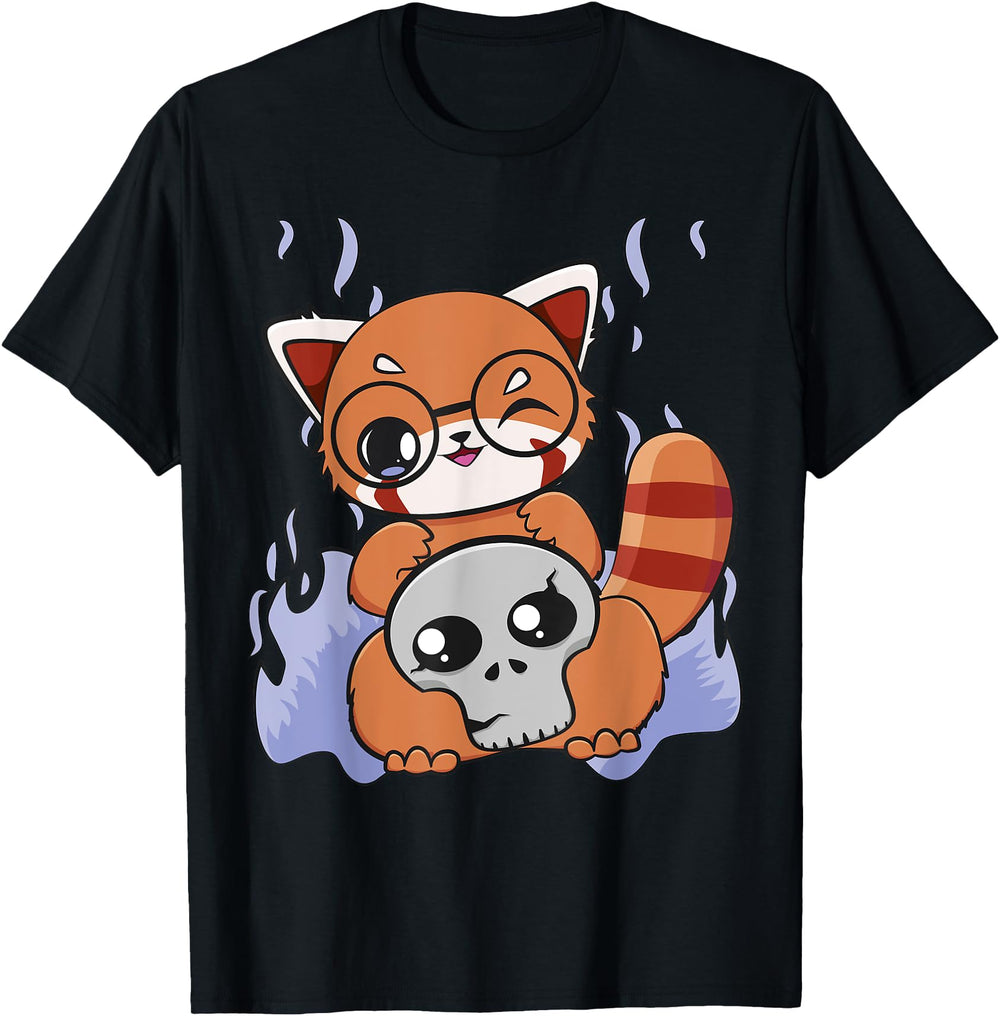 Halloween Red Panda Chibi Witch Sweatshirt - Aesthetic Graphic Unisex