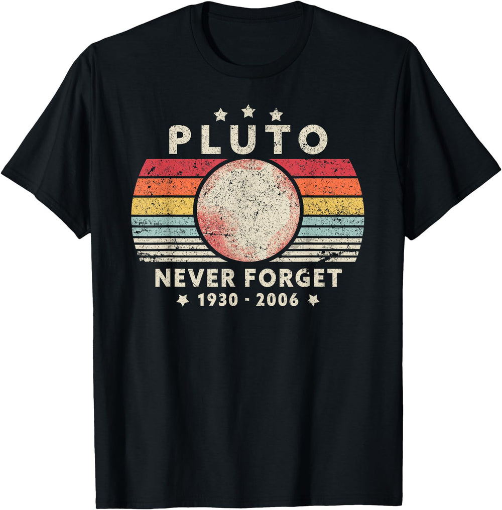 Original Never Forget Pluto Space Sweatshirt - Graphic Print Unisex