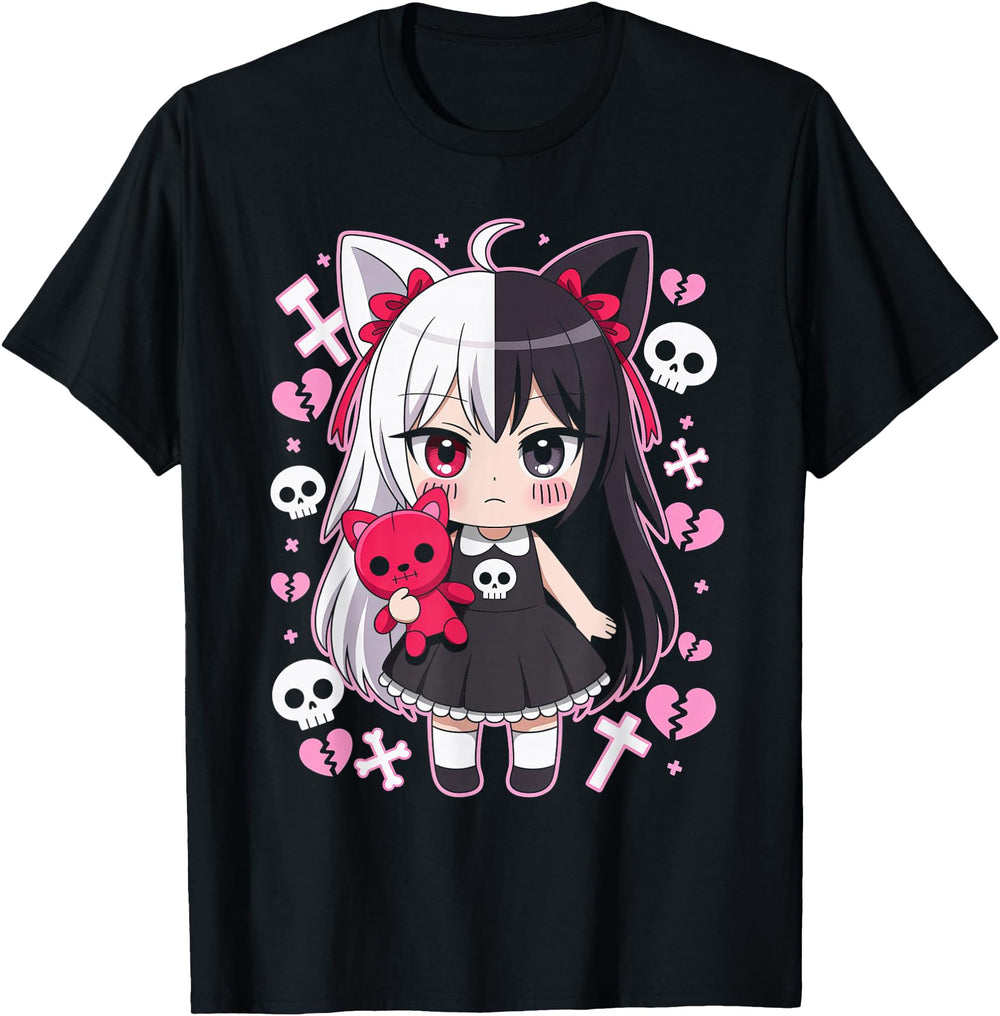 Exclusive Goth Emo Teddybear Sweatshirt - Minimalist Print Men Women