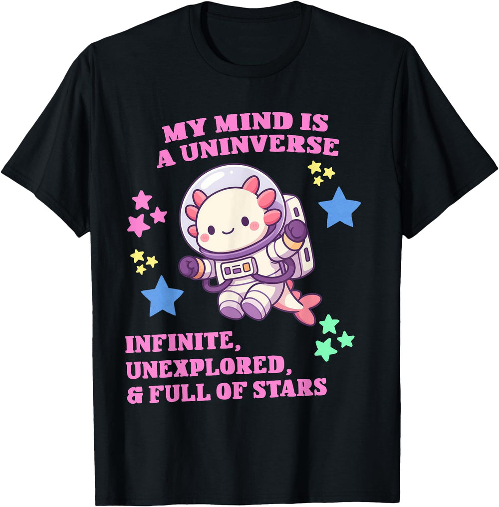Exclusive Autism Pride Axolotl Astronaut Hoodie - Unique Graphic Unisex