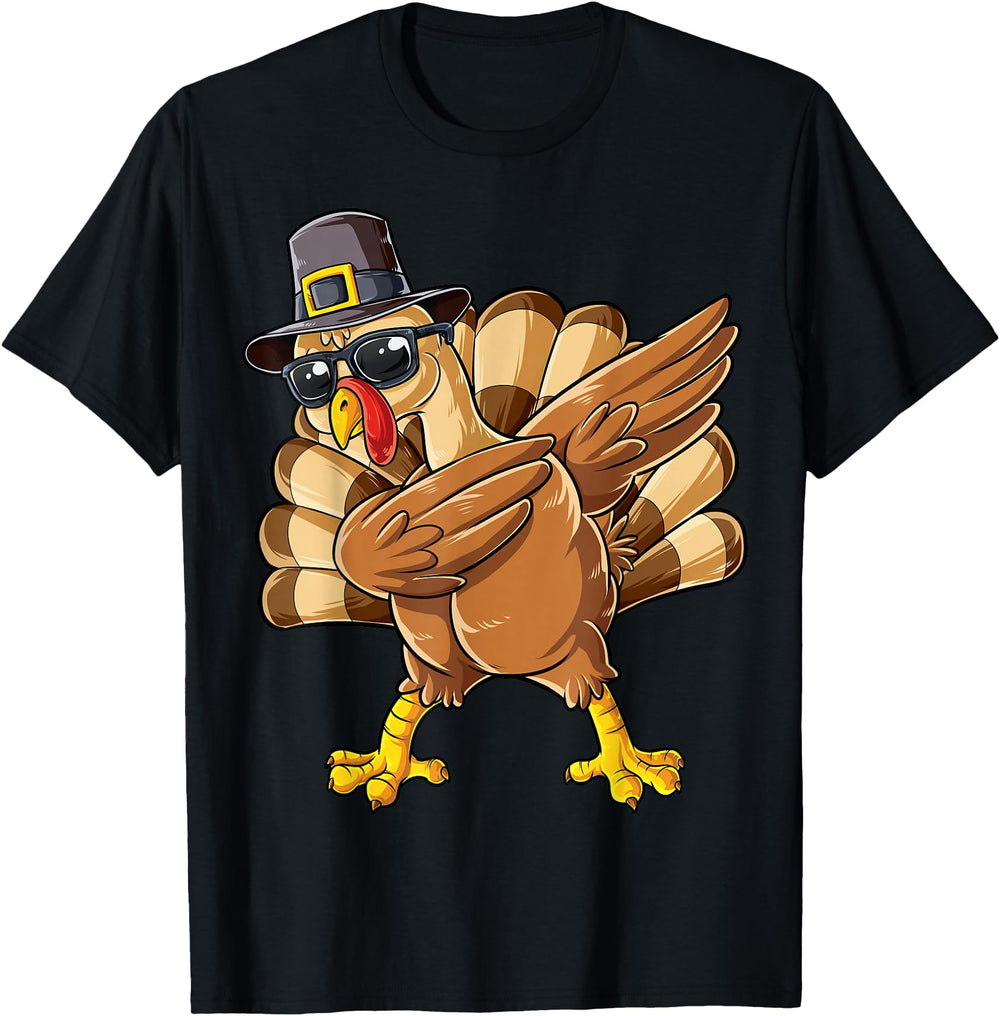 Authentic Dabbing Turkey Sweatshirt - Trendy Graphic for Adults