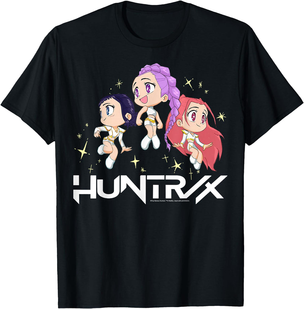 Kpop Demon Hunters Halloween Huntrix T-Shirt - Aesthetic Graphic Unisex